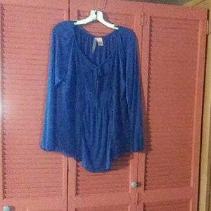 Blue top sz. Xl